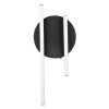 GLOBOSTAR® DRACO 61091 Μοντέρνο Φωτιστικό Οροφής LED 36W 4428lm 120° AC 220-240V IP20 Ρυθμιζόμενο Λευκό CCT με Χειριστήριο από 2700K έως 6000K Dimmable - Lumileds SMD Chip - Μαύρο Ματ - Μ50 x Π50 x Υ6cm - 3 Χρόνια Εγγύηση