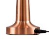 GloboStar® BELLA 76505 Επαναφορτιζόμενο Επιτραπέζιο Φωτιστικό Πορτατίφ LED 1.5W 105lm 120° DC 5V IP44 Θερμό Λευκό 2700K Dimmable Χάλκινο Αλουμίνιο - Μ9 x Π9 x Υ21cm - 2 Xρόνια Εγγύηση