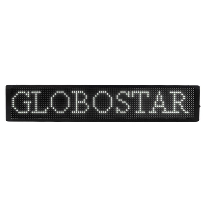 GLOBOSTAR® DISPLAY 90330 Κυλιόμενη Ψηφιακή Επιγραφή Διπλής Όψης 160x32cm P10 160x32 Pixel LED 500W AC 220-240V Αδιάβροχο IP65 Ψυχρό Λευκό 6000K - WiFi Control μέσω FK APP - Αισθητήρας Θερμοκρασίας & Υγρασίας - Μ168 x Π12 x Υ40cm - 2 Χρόνια Εγγύηση