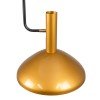 GLOBOSTAR® KATIE 00538 Μοντέρνο Φωτιστικό Οροφής με Ντουί 1 x E27 AC 220-240V IP20 - Μαύρο & Χρυσό - Μ30 x Π30 x Υ120cm
