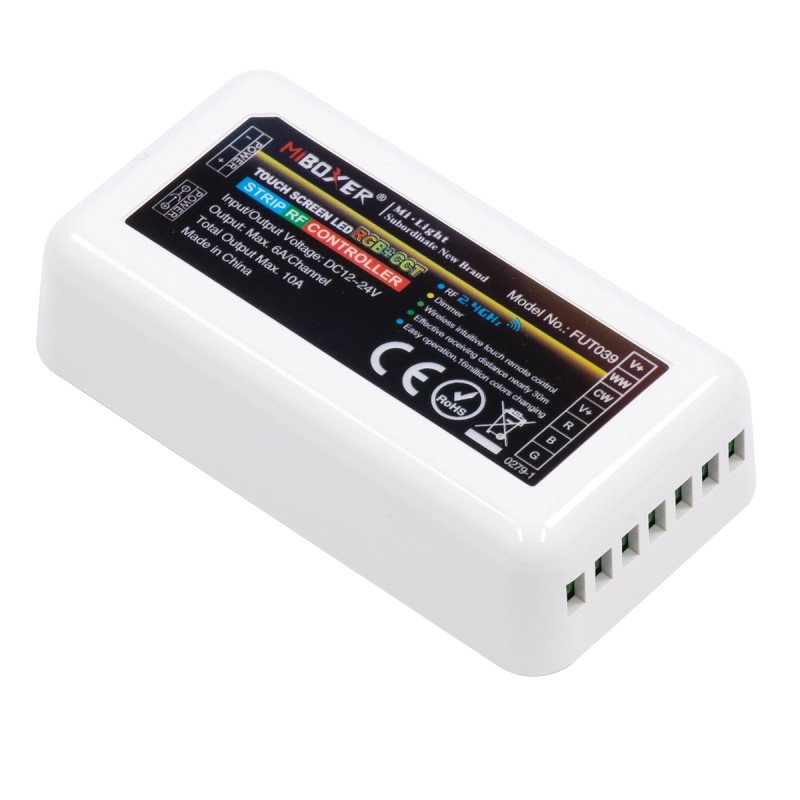 GLOBOSTAR® MiBOXER-FUT039 73433 Δέκτης Dimmer / Controller με 5 x 6A 144W Κανάλια DC 12-24V 10A 240W Max IP20 - RF2.4Ghz Group Zone - Μ8.5 x Π4.5 x Υ2.2cm - 5 Χρόνια Εγγύηση GLOBOSTAR® MiBOXER-FUT039 73433 Δέκτης Dimmer / Controller με 5 x 6A 144W Κανάλια DC 12-24V 10A 240W Max IP20 - RF2.4Ghz Group Zone - Μ8.5 x Π4.5 x Υ2.2cm - 5 Χρόνια Εγγύηση