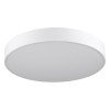 GLOBOSTAR® BURTON 61203 Μοντέρνο Κρεμαστό Φωτιστικό Οροφής LED 75W 7500lm 120° AC 220-240V IP20 Ρυθμιζόμενο Λευκό CCT με Χειριστήριο από 2700K έως 6000K Dimmable - Lumileds SMD Chip - Λευκό Ματ - Μ60 x Π60 x Υ8cm - 3 Χρόνια Εγγύηση