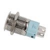 GLOBOSTAR® BUTTON 70780 Φωτιζόμενος Χωνευτός Διακόπτης On/Off LED DC 12V 1 x 3A 690W Max Αδιάβροχο IP65 Ψυχρό Λευκό 6000K - Μ1.8 x Π1.8 x Υ2cm - 2 Χρόνια Εγγύηση