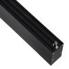 GLOBOSTAR® FELIX 61028-S Μοντέρνο Φωτιστικό Οροφής LED 54W 6500lm 120° AC 220-240V IP20 Ρυθμιζόμενο Λευκό CCT με Χειριστήριο από 2700K έως 6000K Dimmable - Lumileds SMD Chip - Μαύρο Ματ - Μ120 x Π3.5 x Υ7cm - 3 Χρόνια Εγγύηση