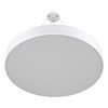GLOBOSTAR® BURTON 61203-S Μοντέρνο Φωτιστικό Οροφής LED 75W 7500lm 120° AC 220-240V IP20 Ρυθμιζόμενο Λευκό CCT με Χειριστήριο από 2700K έως 6000K Dimmable - Lumileds SMD Chip - Λευκό Ματ - Μ60 x Π60 x Υ8cm - 3 Χρόνια Εγγύηση