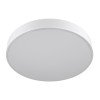 GLOBOSTAR® BURTON 61203-S Μοντέρνο Φωτιστικό Οροφής LED 75W 7500lm 120° AC 220-240V IP20 Ρυθμιζόμενο Λευκό CCT με Χειριστήριο από 2700K έως 6000K Dimmable - Lumileds SMD Chip - Λευκό Ματ - Μ60 x Π60 x Υ8cm - 3 Χρόνια Εγγύηση