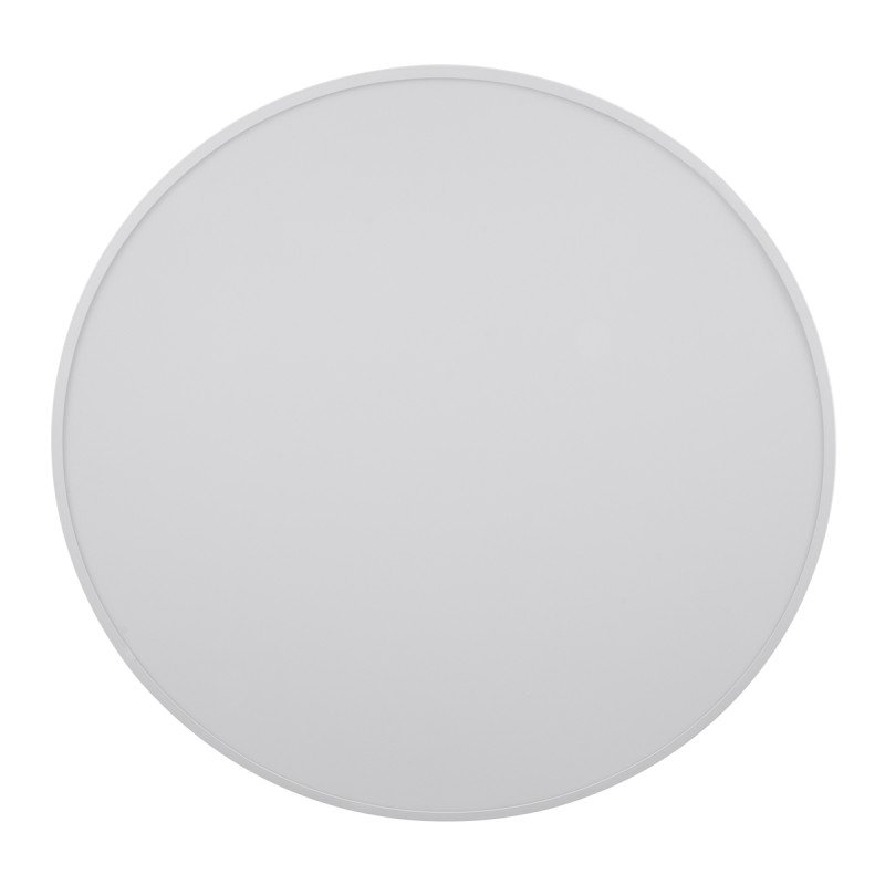 GLOBOSTAR® BURTON 61203-S Μοντέρνο Φωτιστικό Οροφής LED 75W 7500lm 120° AC 220-240V IP20 Ρυθμιζόμενο Λευκό CCT με Χειριστήριο από 2700K έως 6000K Dimmable - Lumileds SMD Chip - Λευκό Ματ - Μ60 x Π60 x Υ8cm - 3 Χρόνια Εγγύηση