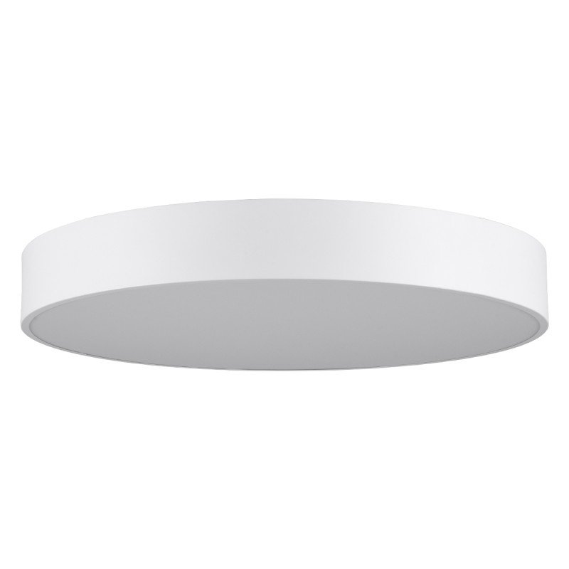 GLOBOSTAR® BURTON 61203-S Μοντέρνο Φωτιστικό Οροφής LED 75W 7500lm 120° AC 220-240V IP20 Ρυθμιζόμενο Λευκό CCT με Χειριστήριο από 2700K έως 6000K Dimmable - Lumileds SMD Chip - Λευκό Ματ - Μ60 x Π60 x Υ8cm - 3 Χρόνια Εγγύηση