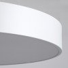 GLOBOSTAR® BURTON 61203-S Μοντέρνο Φωτιστικό Οροφής LED 75W 7500lm 120° AC 220-240V IP20 Ρυθμιζόμενο Λευκό CCT με Χειριστήριο από 2700K έως 6000K Dimmable - Lumileds SMD Chip - Λευκό Ματ - Μ60 x Π60 x Υ8cm - 3 Χρόνια Εγγύηση