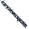 GLOBOSTAR® WASHERMARGO 90177 Μπάρα Φωτισμού Wall Washer LED 18W 1530lm 30° DC 24V Αδιάβροχο IP65 Πολύχρωμο RGBW Dimmable DMX512 - Bridgelux SMD Chip - Γκρι Ανθρακί - Μ50 x Π4 x Υ5cm - 3 Χρόνια Εγγύηση