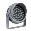 GLOBOSTAR® FLOODMENA 90645 Προβολέας Σποτ Wall Washer με Αντιθαμβωτική Γρίλια LED 36W 3240lm 30° AC 220-240V Αδιάβροχο IP65 Θερμό Λευκό 2700K - Bridgelux SMD Chip - Γκρι Ανθρακί - Μ23 x Π23 x Υ18cm - 3 Χρόνια Εγγύηση