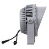 GLOBOSTAR® FLOODMENA 90647 Προβολέας Σποτ Wall Washer με Αντιθαμβωτική Γρίλια LED 24W 1920lm 30° DC 24V Αδιάβροχο IP65 Πολύχρωμο RGBW Dimmable DMX512 - Bridgelux SMD Chip - Γκρι Ανθρακί - Μ23 x Π23 x Υ18cm - 3 Χρόνια Εγγύηση