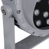GLOBOSTAR® FLOODMENA 90647 Προβολέας Σποτ Wall Washer με Αντιθαμβωτική Γρίλια LED 24W 1920lm 30° DC 24V Αδιάβροχο IP65 Πολύχρωμο RGBW Dimmable DMX512 - Bridgelux SMD Chip - Γκρι Ανθρακί - Μ23 x Π23 x Υ18cm - 3 Χρόνια Εγγύηση