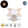 GLOBOSTAR® WALLLIGHT-CINA 90658 Μοντέρνο Φωτιστικό Τοίχου - Απλίκα LED 10W 1100lm 10° AC 220-240V Αδιάβροχο IP65 Θερμό Λευκό 2700K - CREE COB Chip & TÜV SÜD Driver - Μπεζ - Μ18.5 x Π18.5 x Υ8.5cm - 3 Χρόνια Εγγύηση