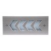 GloboStar® WALLLIGHT-ARINA 90673 Χωνευτό Φωτιστικό Τοίχου LED 6W 600lm 120° DC 24V Αδιάβροχο IP67 Μ17 x Π7 x Υ5.5cm Μπλε - Ανοξείδωτο Ατσάλι - 3 Years Warranty