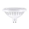GLOBOSTAR® SPOTAR 60129 Σποτ GU10 AR111 LED 12W 1200lm 36° AC 220-240V IP20 Ψυχρό Λευκό 6000K Dimmable - Μ11 x Π11 x Υ6.6cm - 3 Χρόνια Εγγύηση