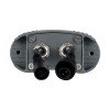 GLOBOSTAR® TREELIGHT-ZINA S-90998 Κυρτή Μπάρα Φωτισμού Wall Washer για Φυτά - Δέντρα LED 3W 240lm 30° DC 24V Αδιάβροχο IP65 Κόκκινο Dimmable - Γκρι Ανθρακί - Μ9 x Π6.5 x Υ4cm - 3 Χρόνια Εγγύηση