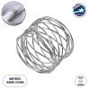GloboStar® GOURMET 35000 Δαχτυλίδι Πετσέτας Μεταλλικό Ασημί Φ5 x Υ3.5cm GloboStar® GOURMET 35000 Δαχτυλίδι Πετσέτας Μεταλλικό Ασημί Φ5 x Υ3.5cm