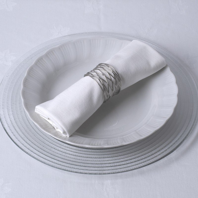 GloboStar® GOURMET 35000 Δαχτυλίδι Πετσέτας Μεταλλικό Ασημί Φ5 x Υ3.5cm GloboStar® GOURMET 35000 Δαχτυλίδι Πετσέτας Μεταλλικό Ασημί Φ5 x Υ3.5cm