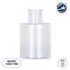 GloboStar® GRACE 35608 Διακοσμητικό Βάζο Πλαστικό Διάφανο Φ7 x Υ11cm