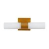 GLOBOSTAR® ANAIS 60411 Μοντέρνο Φωτιστικό Τοίχου - Απλίκα Καθρέπτη Μπάνιου με Ντουί 2 x G9 AC 220-240V Αδιάβροχο IP44 - Χάλκινο & Λευκό - Μ34 x Π12 x Υ11cm GLOBOSTAR® ANAIS 60411 Μοντέρνο Φωτιστικό Τοίχου - Απλίκα Καθρέπτη Μπάνιου με Ντουί 2 x G9 AC 220-240V Αδιάβροχο IP44 - Χάλκινο & Λευκό - Μ34 x Π12 x Υ11cm
