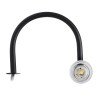 GLOBOSTAR® FLORA 60412 Μοντέρνο Φωτιστικό Τοίχου - Απλίκα Καθρέπτη Μπάνιου με Ντουί 2 x G9 AC 220-240V IP44 - Μαύρο Ματ - Μ31 x Π13 x Υ12cm