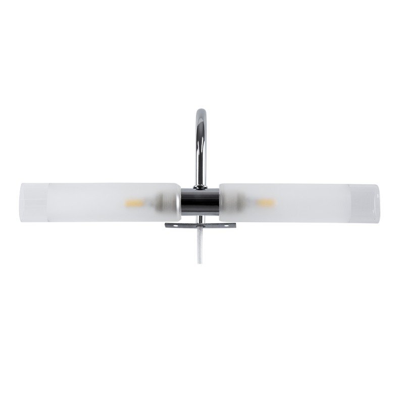 GLOBOSTAR® FLORA 60414 Μοντέρνο Φωτιστικό Τοίχου - Απλίκα Καθρέπτη Μπάνιου με Ντουί 2 x G9 AC 220-240V IP44 - Νίκελ Χρώμιο - Μ31 x Π13 x Υ12cm GLOBOSTAR® FLORA 60414 Μοντέρνο Φωτιστικό Τοίχου - Απλίκα Καθρέπτη Μπάνιου με Ντουί 2 x G9 AC 220-240V IP44 - Νίκελ Χρώμιο - Μ31 x Π13 x Υ12cm