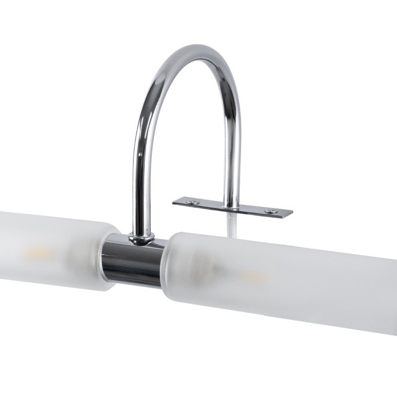 GLOBOSTAR® FLORA 60414 Μοντέρνο Φωτιστικό Τοίχου - Απλίκα Καθρέπτη Μπάνιου με Ντουί 2 x G9 AC 220-240V IP44 - Νίκελ Χρώμιο - Μ31 x Π13 x Υ12cm GLOBOSTAR® FLORA 60414 Μοντέρνο Φωτιστικό Τοίχου - Απλίκα Καθρέπτη Μπάνιου με Ντουί 2 x G9 AC 220-240V IP44 - Νίκελ Χρώμιο - Μ31 x Π13 x Υ12cm