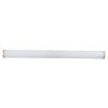 GLOBOSTAR® MABEL 60429 Μοντέρνο Φωτιστικό Τοίχου - Απλίκα Καθρέπτη Μπάνιου LED 12W 1400lm 270° AC 220-240V IP44 Φυσικό Λευκό 4500K - Lumileds SMD Chip & TÜV SÜD Driver - Σατινέ Χρυσό Βούρτσας - Μ60 x Π10 x Υ5cm - 3 Χρόνια Εγγύηση
