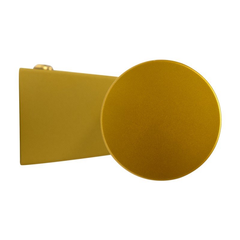 GLOBOSTAR® MABEL 60429 Μοντέρνο Φωτιστικό Τοίχου - Απλίκα Καθρέπτη Μπάνιου LED 12W 1400lm 270° AC 220-240V IP44 Φυσικό Λευκό 4500K - Lumileds SMD Chip & TÜV SÜD Driver - Σατινέ Χρυσό Βούρτσας - Μ60 x Π10 x Υ5cm - 3 Χρόνια Εγγύηση