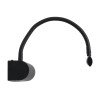 GLOBOSTAR® TROIS 60436 Μοντέρνο Φωτιστικό Τοίχου - Απλίκα Καθρέπτη Μπάνιου LED 12W 1400lm 120° AC 220-240V Αδιάβροχο IP44 Φυσικό Λευκό 4500K - Lumileds SMD Chip & TÜV SÜD Driver - Μαύρο Ματ - Μ60 x Π24 x Υ18cm - 3 Χρόνια Εγγύηση