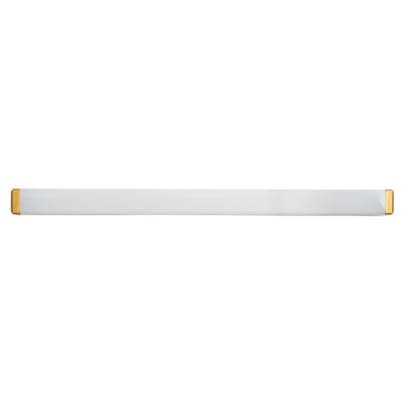 GLOBOSTAR® RENATA 60443 Μοντέρνο Φωτιστικό Τοίχου - Απλίκα Καθρέπτη Μπάνιου LED 12W 1400lm 210° AC 220-240V IP44 Φυσικό Λευκό 4500K - Lumileds SMD Chip & TÜV SÜD Driver - Χρυσό Βούρτσας - Μ60 x Π4 x Υ5.5cm - 3 Χρόνια Εγγύηση
