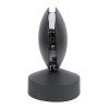 GLOBOSTAR® ZERODA 60597 Μοντέρνο Φωτιστικό Τοίχου - Απλίκα LED 9W 1035lm 3°/360° AC 220-240V Αδιάβροχο IP65 Θερμό Λευκό 2700K - CREE XPE Chip & TÜV SÜD Driver - Γκρι Ανθρακί Ματ - Μ11 x Π10 x Υ16cm - 5 Χρόνια Εγγύηση