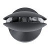 GLOBOSTAR® ZERODA 60597 Μοντέρνο Φωτιστικό Τοίχου - Απλίκα LED 9W 1035lm 3°/360° AC 220-240V Αδιάβροχο IP65 Θερμό Λευκό 2700K - CREE XPE Chip & TÜV SÜD Driver - Γκρι Ανθρακί Ματ - Μ11 x Π10 x Υ16cm - 5 Χρόνια Εγγύηση