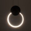 GLOBOSTAR® CYCLOS 61075 Μοντέρνο Κρεμαστό Φωτιστικό Οροφής LED 9W 1080lm 300° AC 220-240V IP20 Ρυθμιζόμενο Λευκό CCT με On/Off 2700K/4500K/6000K - Lumileds SMD Chip - Χρυσό Βούρτσας - Μ21 x Π2.3 x Υ26.5cm - 3 Χρόνια Εγγύηση