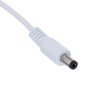 GLOBOSTAR® STRIPDC 70747 Ταχυσύνδεσμος DC Jack 5.5x2.1mm Αρσενικός IP20 - Λευκό - Μ200 x Π2.1 x Υ2.1cm
