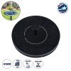 GLOBOSTAR® FOUNTAIN 71530 Διακοσμητικό Συντριβάνι με Φωτοβολταϊκό Panel 5V 0.2W & Επαναφορτιζόμενη Μπαταρία Li-ion 3.2V 1500mAh Αδιάβροχο IP68 - Μαύρο - 4 Μπέκ Ψεκασμού/Μέγιστο Ύψος Νερού 30-60cm - Μ16 x Π16 x Υ7.5cm - 1 Χρόνο Εγγύηση
