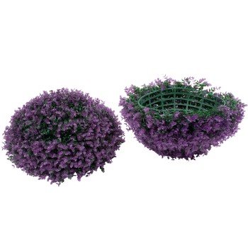 GloboStar® 78522 Artificial - Συνθετικό Τεχνητό Διακοσμητικό Φυτό Θάμνος Πυξάρι Πράσινο - Μωβ Φ46cm GloboStar® 78522 Artificial - Συνθετικό Τεχνητό Διακοσμητικό Φυτό Θάμνος Πυξάρι Πράσινο - Μωβ Φ46cm