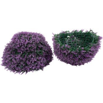 GloboStar® 78523 Artificial - Συνθετικό Τεχνητό Διακοσμητικό Φυτό Θάμνος Πυξάρι Πράσινο - Μωβ Φ56cm GloboStar® 78523 Artificial - Συνθετικό Τεχνητό Διακοσμητικό Φυτό Θάμνος Πυξάρι Πράσινο - Μωβ Φ56cm