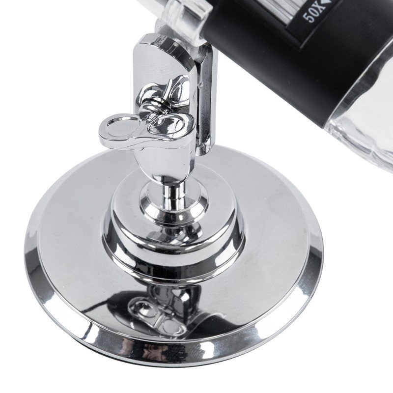 GLOBOSTAR® MICROCAM 79995 Ψηφιακό Ηλεκτρονικό Μικροσκόπιο / Κάμερα 2MP 1600x1200px με x1600 Zoom Mode & 8 LED DC 5V με USB-C IP20 - Μ3.5 x Π3.5 x Υ12cm - 2 Χρόνια Εγγύηση