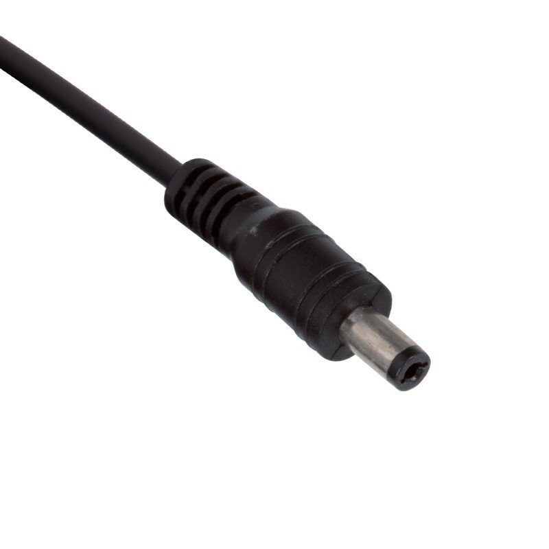 GLOBOSTAR® STRIPDC 70749 Ταχυσύνδεσμος DC Jack 5.5x2.1mm Αρσενικός IP20 - Μαύρο - Μ200 x Π2.1 x Υ2.1cm