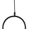 GLOBOSTAR® HAMBURG 00591 Μοντέρνο Κρεμαστό Φωτιστικό Οροφής με Ντουί 1 x E14 AC 220-240V IP20 - Μαύρο & Λευκό - Μ25 x Π20 x Υ50cm