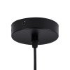 GLOBOSTAR® HAMBURG 00591 Μοντέρνο Κρεμαστό Φωτιστικό Οροφής με Ντουί 1 x E14 AC 220-240V IP20 - Μαύρο & Λευκό - Μ25 x Π20 x Υ50cm