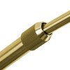 GLOBOSTAR® PRAGUE 00992 Μοντέρνο Επιδαπέδιο Φωτιστικό με Ντουί 1 x E27 AC 220-240V IP20 - Χρυσό Βούρτσας - Μ210 x Π45 x Υ220cm