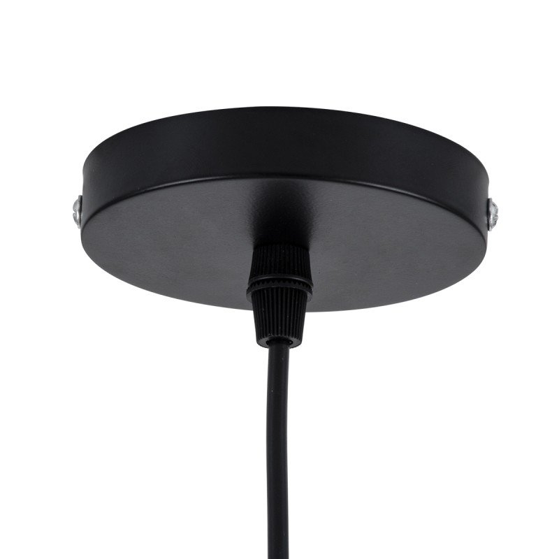 GLOBOSTAR® SCANDINAVIA 01698 Boho Κρεμαστό Φωτιστικό Οροφής με Ντουί 1 x E27 AC 220-240V IP20 - Μπεζ - Μ33 x Π33 x Υ20cm