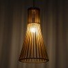GLOBOSTAR® SCANDINAVIA 01700 Boho Κρεμαστό Φωτιστικό Οροφής με Ντουί 1 x E27 AC 220-240V IP20 - Μπεζ - Μ25 x Π25 x Υ45cm