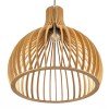 GLOBOSTAR® SCANDINAVIA 01701 Boho Κρεμαστό Φωτιστικό Οροφής με Ντουί 1 x E27 AC 220-240V IP20 - Μπεζ - Μ45 x Π45 x Υ45cm
