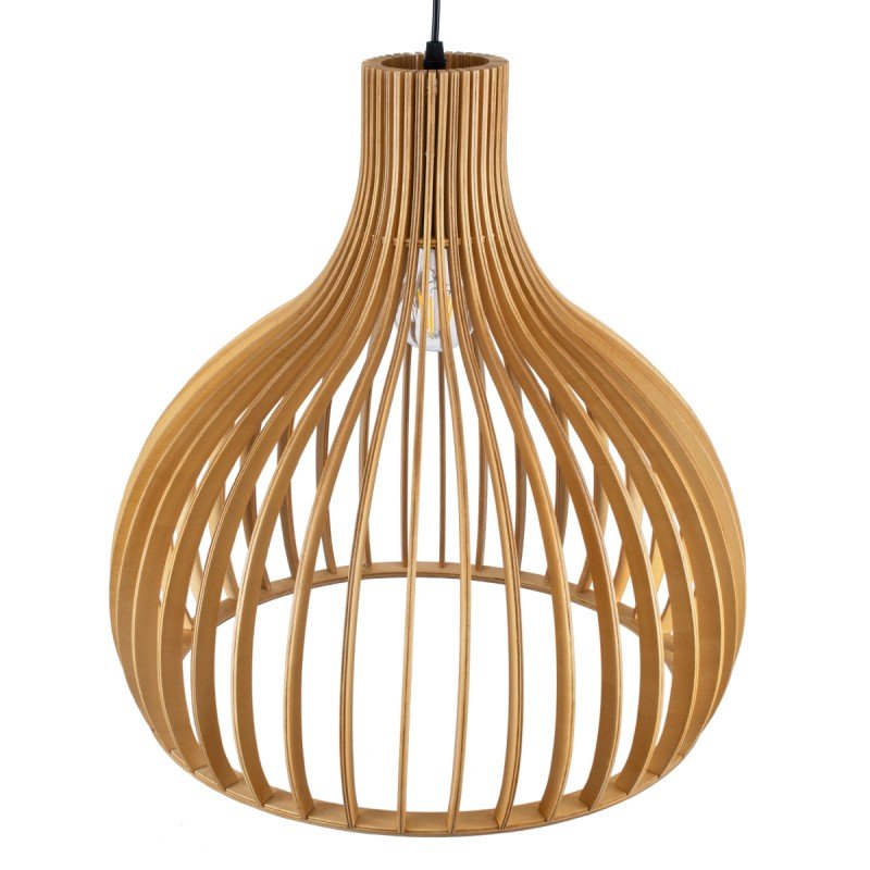 GLOBOSTAR® SCANDINAVIA 01701 Boho Κρεμαστό Φωτιστικό Οροφής με Ντουί 1 x E27 AC 220-240V IP20 - Μπεζ - Μ45 x Π45 x Υ45cm