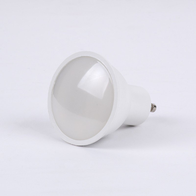 GLOBOSTAR® FLOODO 60096 Σποτ GU10 MR16 LED 4W 400lm 120° AC 220-240V IP20 Ψυχρό Λευκό 6000K - Bridgelux SMD Chip - Μ5 x Π5 x Υ5.8cm - 3 Χρόνια Εγγύηση