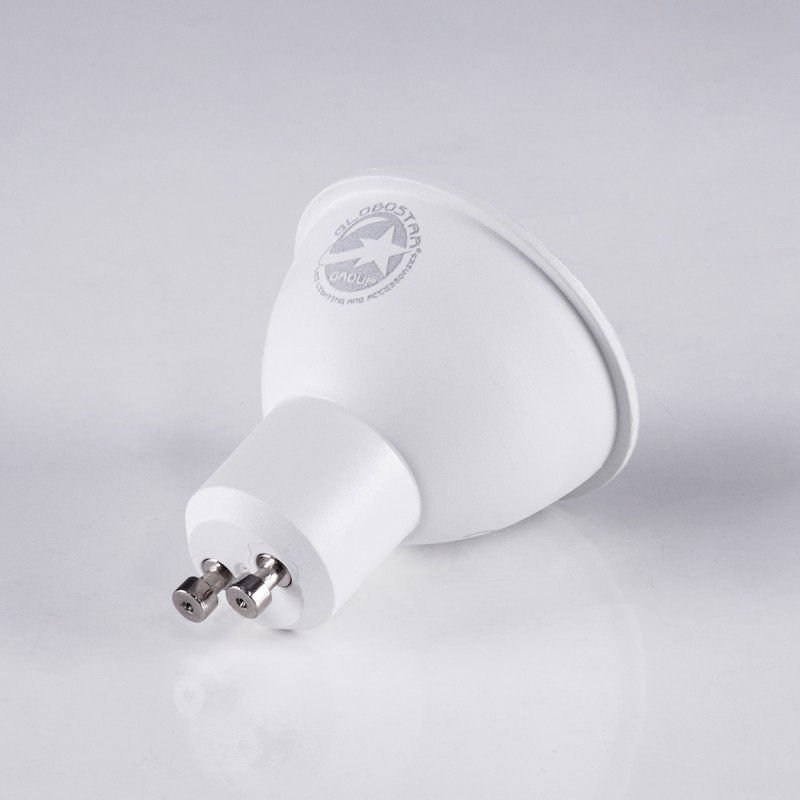 GLOBOSTAR® BEAMO 60121 Σποτ GU10 MR16 LED 7W 735lm 38° AC 220-240V IP20 Φυσικό Λευκό 4500K Dimmable - Bridgelux SMD Chip - Μ5 x Π5 x Υ5.2cm - 3 Χρόνια Εγγύηση